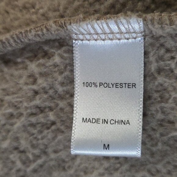 Medium Tan Beige Cardigan Teddy Bear Koolaburra by Ugg Super Plush Relaxed Fit - Picture 6 of 7